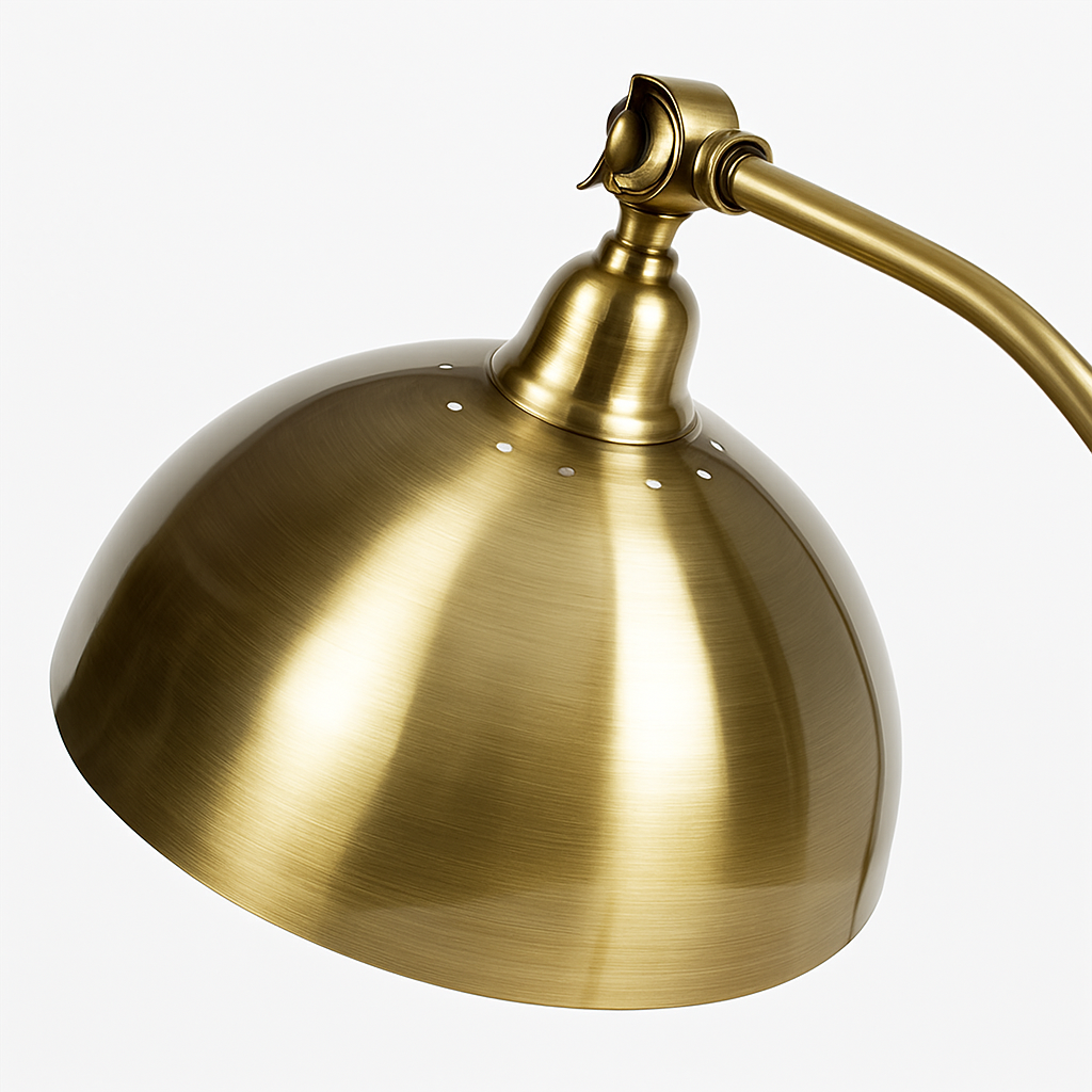 Bravelle Bronze Rustic LED Lamp – Stylish Bedside or Desk Lighting Solution