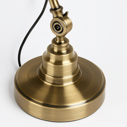 Bravelle Bronze Rustic LED Lamp – Stylish Bedside or Desk Lighting Solution