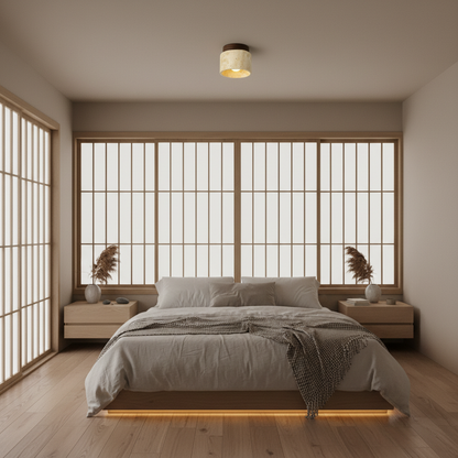 Radia Elegant Ceiling Lamp – Unique Japanese Design for Warm Atmosphere