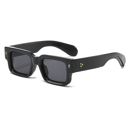 Rexi Unisex Vintage Square Sunglasses – Durable Acetate Frame for Everyday Style
