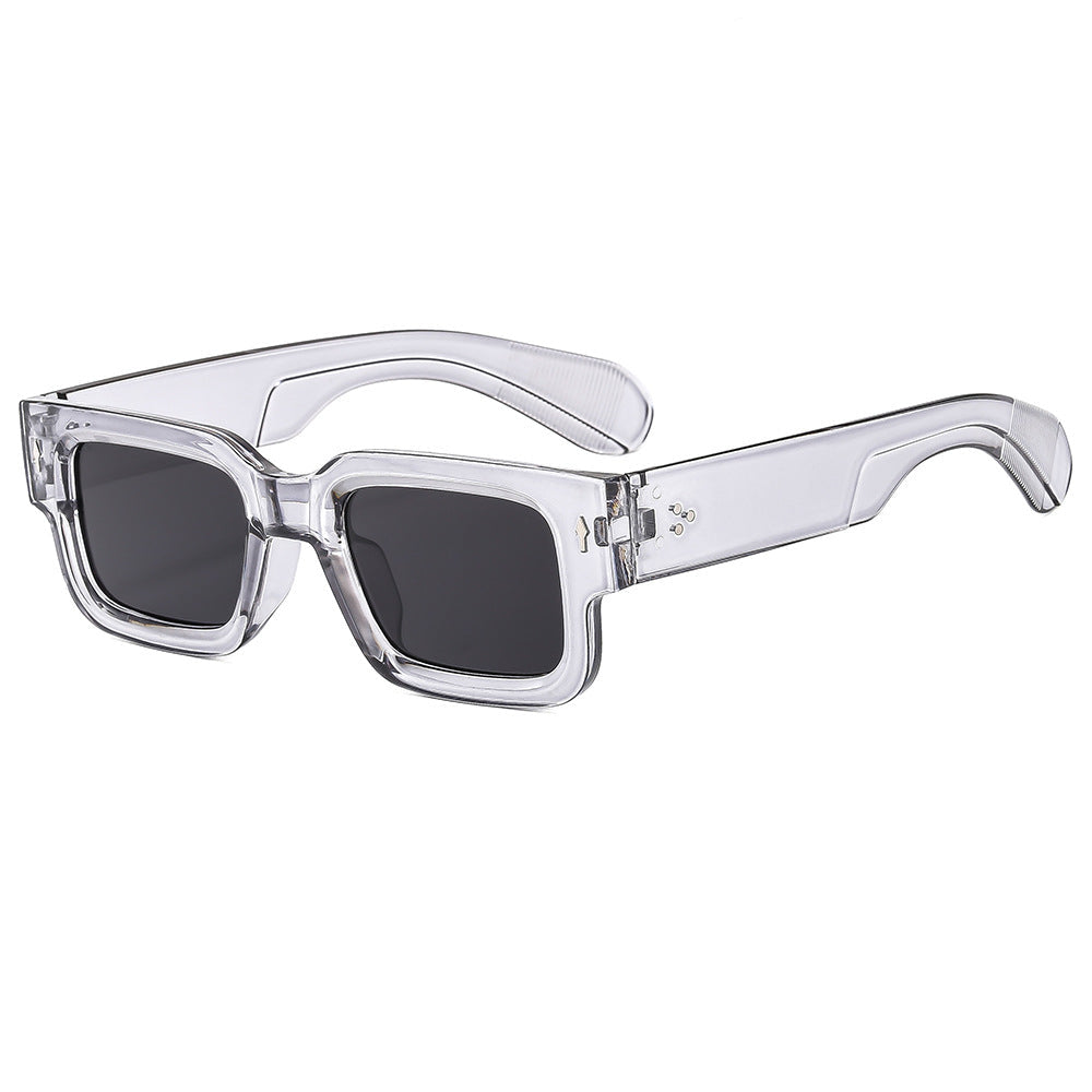 Rexi Unisex Vintage Square Sunglasses – Durable Acetate Frame for Everyday Style