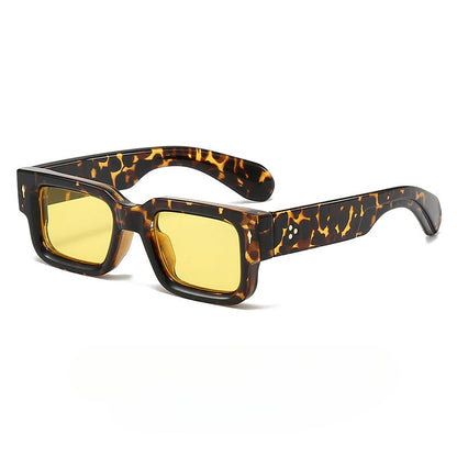 Rexi Unisex Vintage Square Sunglasses – Durable Acetate Frame for Everyday Style