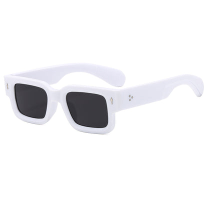 Rexi Unisex Vintage Square Sunglasses – Durable Acetate Frame for Everyday Style