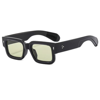 Rexi Unisex Vintage Square Sunglasses – Durable Acetate Frame for Everyday Style