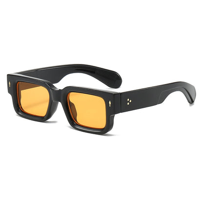 Rexi Unisex Vintage Square Sunglasses – Durable Acetate Frame for Everyday Style