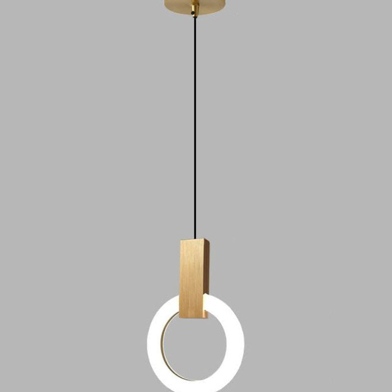 Ringo Modern Gold Pendant Light – Sleek Design for Stylish Kitchen Illumination