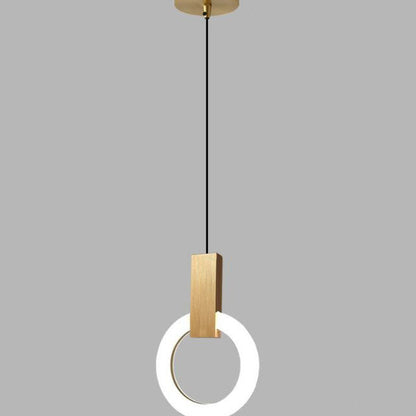 Ringo Modern Gold Pendant Light – Sleek Design for Stylish Kitchen Illumination