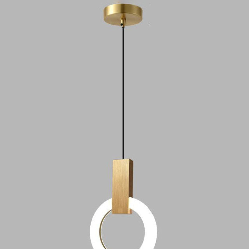 Ringo Modern Gold Pendant Light – Sleek Design for Stylish Kitchen Illumination