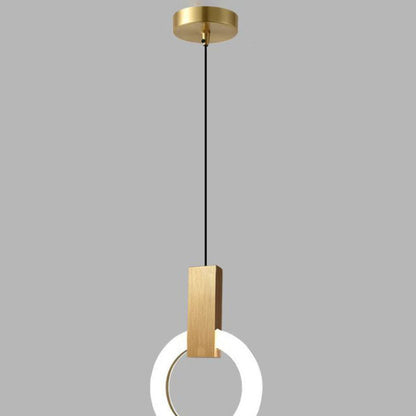 Ringo Modern Gold Pendant Light – Sleek Design for Stylish Kitchen Illumination
