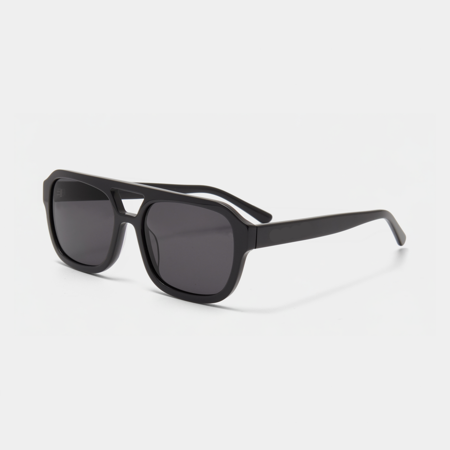 Riviera Sunglasses – Stylish Black Acetate Frame with UV Protection