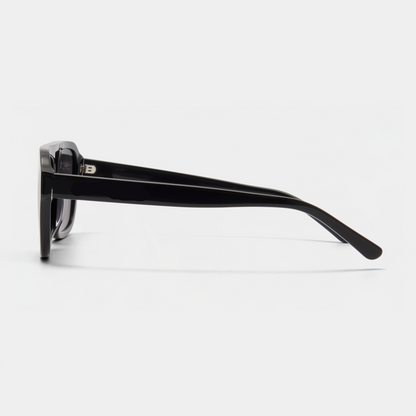 Riviera Sunglasses – Stylish Black Acetate Frame with UV Protection