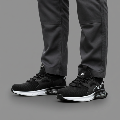 Robo Men's Work Boots – Steel Toe Protection & Slip-Resistant Comfort