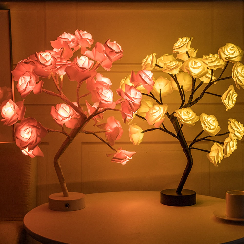 Rosa Unique Table Lamp – Adjustable Cordless Design for Elegant Bedside Lighting
