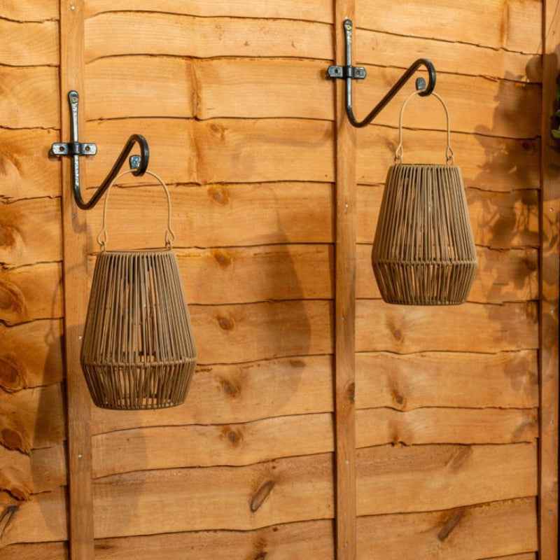 Sandy Outdoor Solar Lanterns – Eco-Friendly Bamboo Design for Tropical Decor