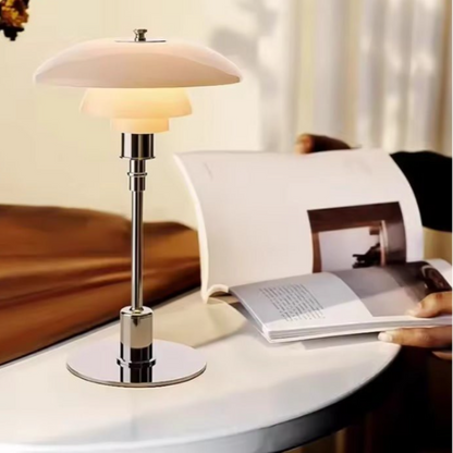 Danish Dimmable Table Lamp – Modern Iron & Glass Design for Any Room