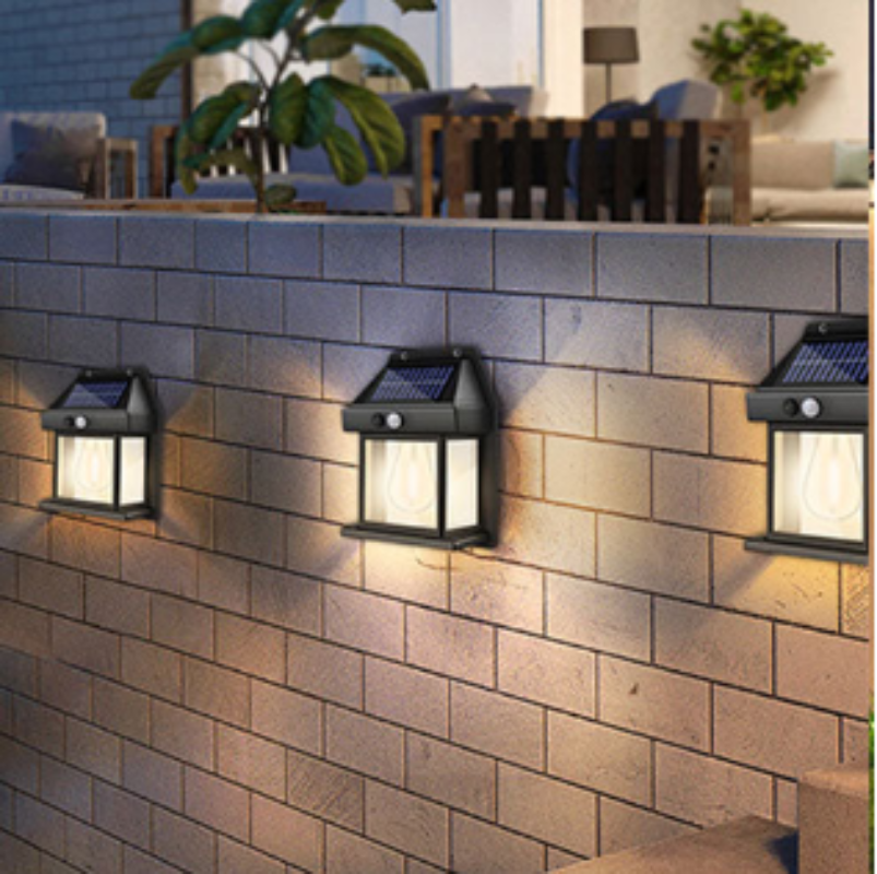 IllumSolar Outdoor Wall Lights – Classic Motion Sensor Design for Energy-Efficient Illumination