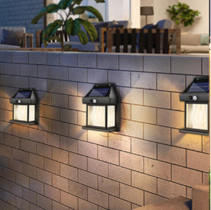 IllumSolar Outdoor Wall Lights – Classic Motion Sensor Design for Energy-Efficient Illumination