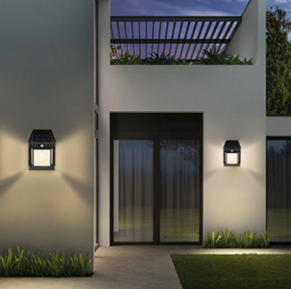 IllumSolar Outdoor Wall Lights – Classic Motion Sensor Design for Energy-Efficient Illumination