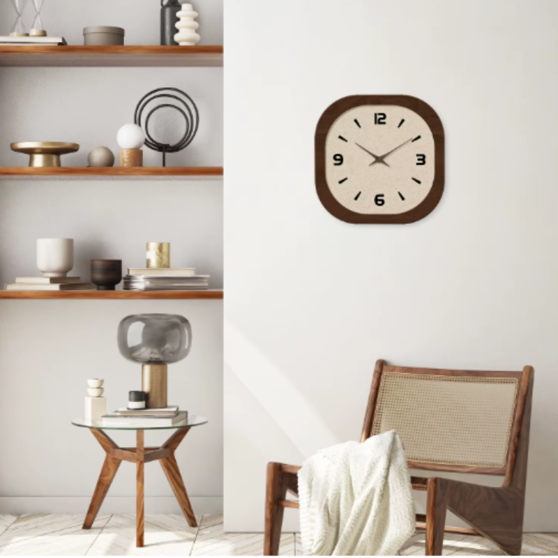 Vivid Wall Clock – Elegant Porcelain Design for Timeless Home Decor