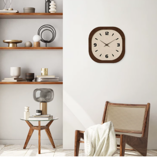 Vivid Wall Clock – Elegant Porcelain Design for Timeless Home Decor