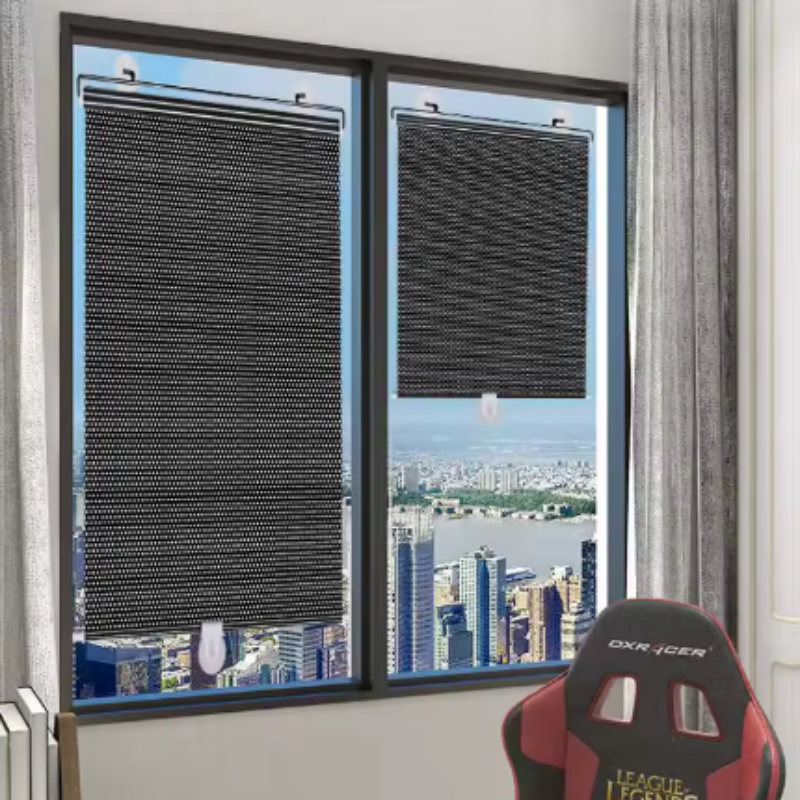 Altura Modern Black Window Screen – Stylish Sun Protection for Home Comfort