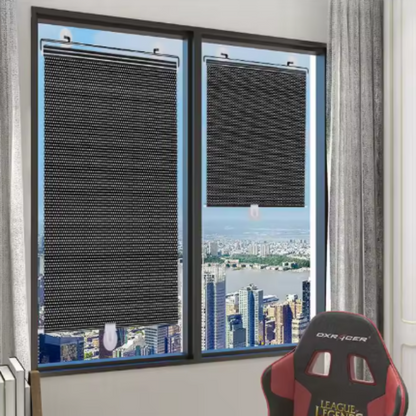 Altura Modern Black Window Screen – Stylish Sun Protection for Home Comfort