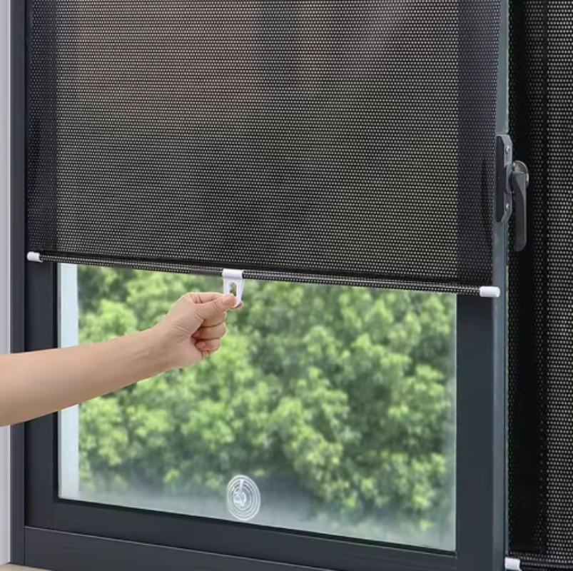 Altura Modern Black Window Screen – Stylish Sun Protection for Home Comfort