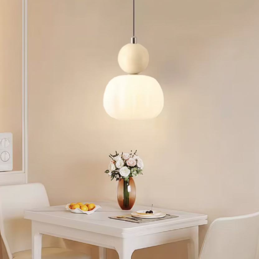 Caldera Bauhaus Pendant Light – Artistic Pumpkin Design for Modern Kitchens