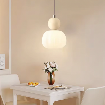 Caldera Bauhaus Pendant Light – Artistic Pumpkin Design for Modern Kitchens