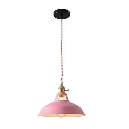 Ivy Industrial Colorful Pendant Light – Vibrant Design for Modern Spaces