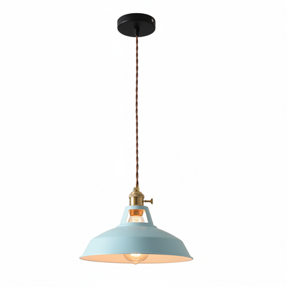 Ivy Industrial Colorful Pendant Light – Vibrant Design for Modern Spaces