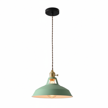 Ivy Industrial Colorful Pendant Light – Vibrant Design for Modern Spaces