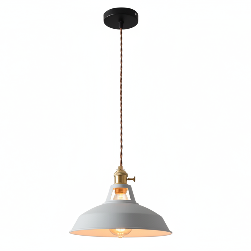 Ivy Industrial Colorful Pendant Light – Vibrant Design for Modern Spaces