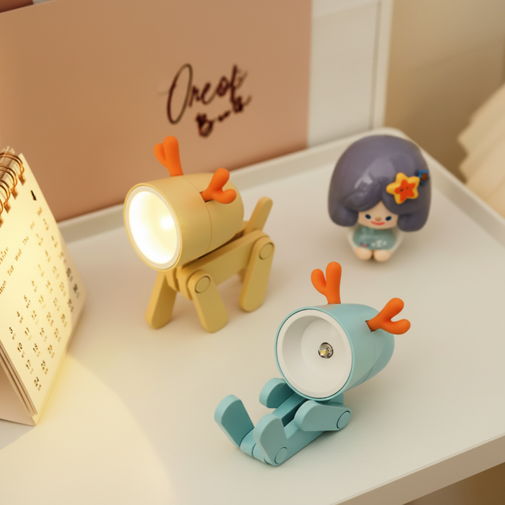 Dova Kids' Adjustable LED Night Light – Soft Glow Lamp for Cozy Bedtime Spaces