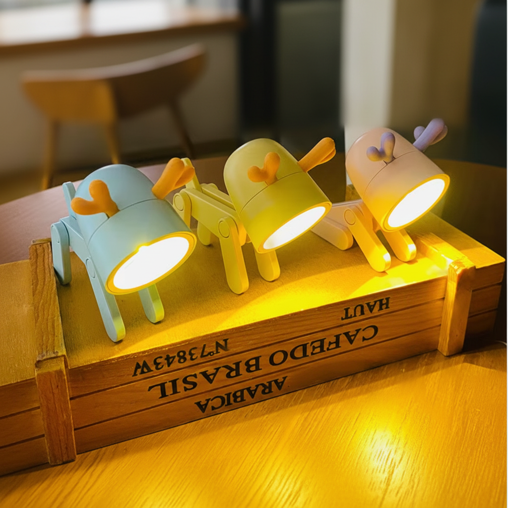 Dova Kids' Adjustable LED Night Light – Soft Glow Lamp for Cozy Bedtime Spaces