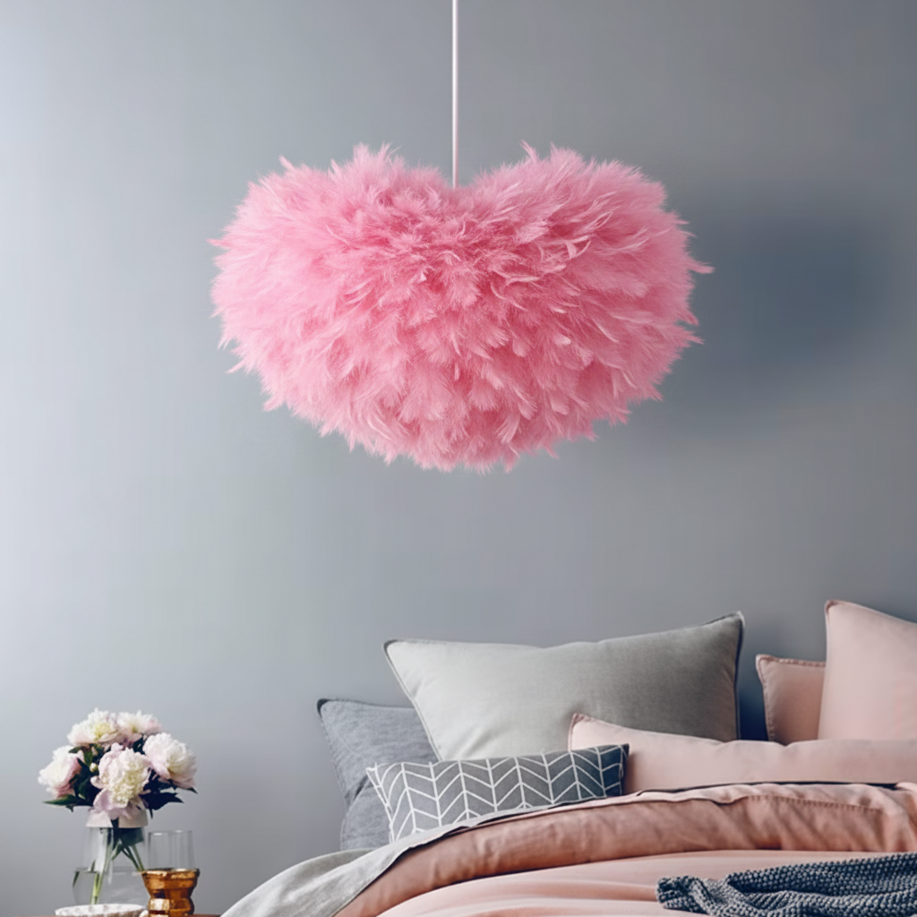 Misty Modern Chandeliers – Elegant Feather Design for Stylish Rooms