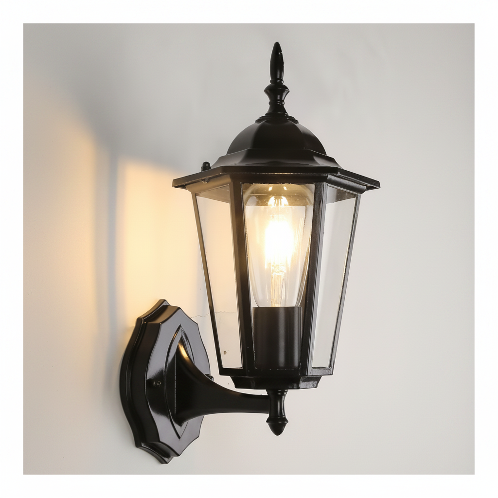 Beacon Modern Outdoor Wall Light – Motion Sensor for Enhanced Security