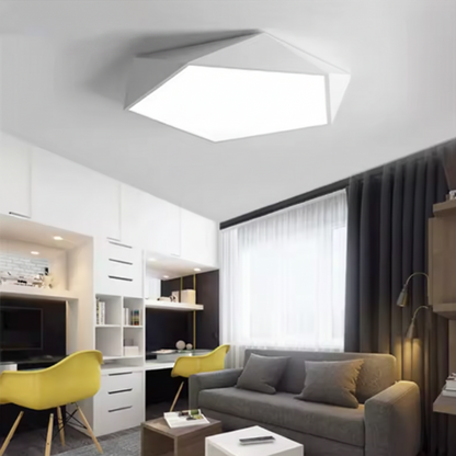 Gleam Modern LED Ceiling Light – Geometric Design for Cozy Spaces