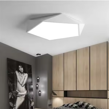 Gleam Modern LED Ceiling Light – Geometric Design for Cozy Spaces