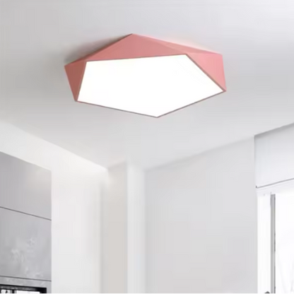 Gleam Modern LED Ceiling Light – Geometric Design for Cozy Spaces