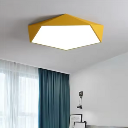 Gleam Modern LED Ceiling Light – Geometric Design for Cozy Spaces