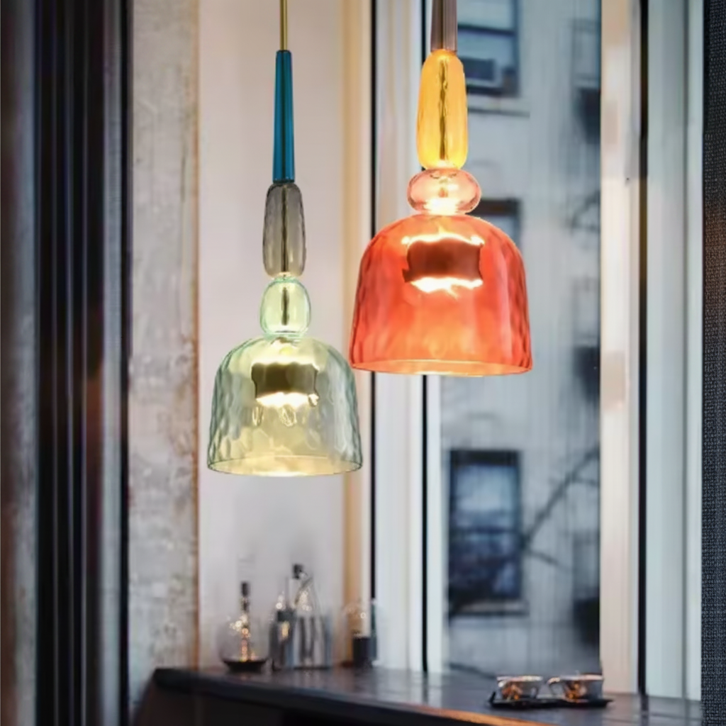 Isola Modern Glass Pendant Light – Artistic Design for Stylish Kitchen Spaces