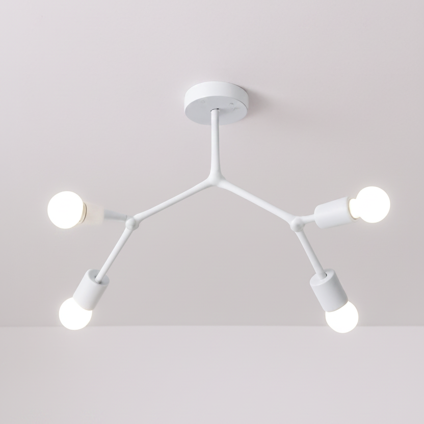 Orelia Retro Ceiling Light Fixture – Multi-Head Design for Elegant Spaces
