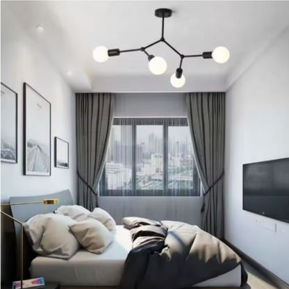 Orelia Retro Ceiling Light Fixture – Multi-Head Design for Elegant Spaces