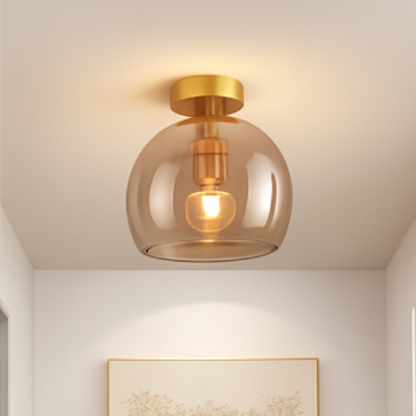 Kaelora Modern LED Ceiling Light Fixture – Stylish Glass Design for Elegant Spaces