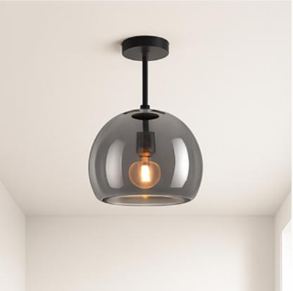 Kaelora Modern LED Ceiling Light Fixture – Stylish Glass Design for Elegant Spaces