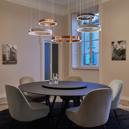 Celino Modern Black Pendant Light – Stylish LED Fixture for Elegant Home Decor