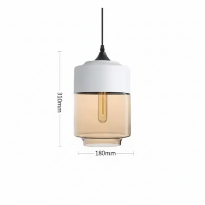 Sovel Modern Pendant Light for Dining Spaces – Elegant Glass and Metal Design