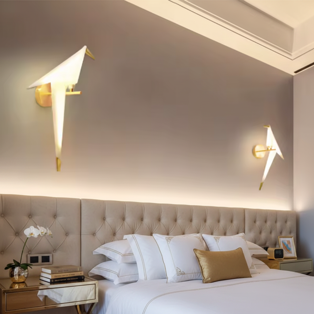 Avir Bird Modern Wall Light – Artistic LED Pendant for Elegant Spaces