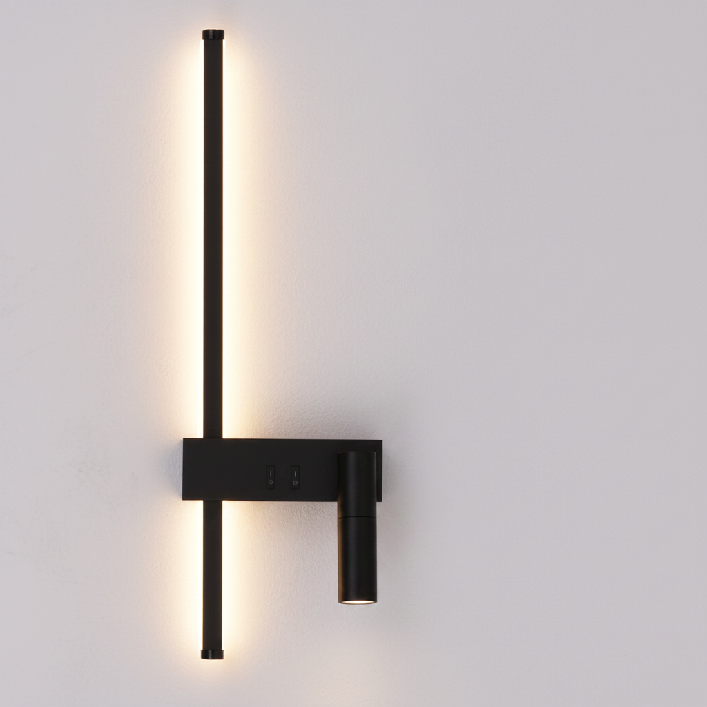 Nolisse Scandinavian Bedside Lamp – Modern Wall Mount for Cozy Ambiance